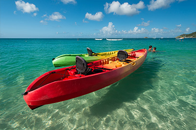 Kayak rental boat in St Martin 